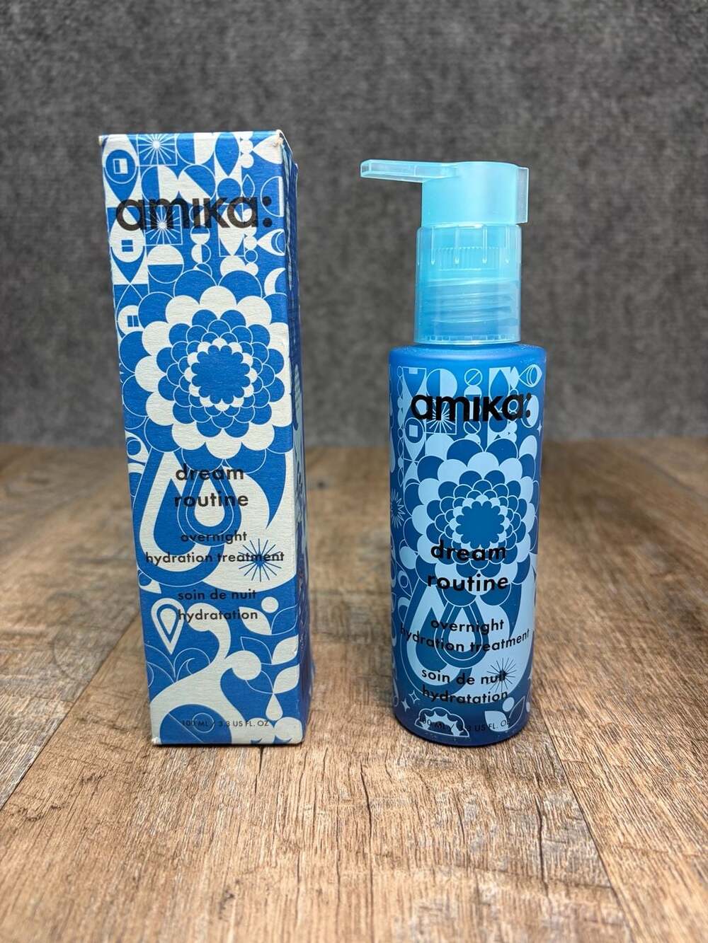 Amika Dream Routine Overnight Hydration Treatment 3.3 fl oz New in Box. Unused.